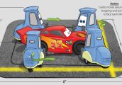 Cars cake topper