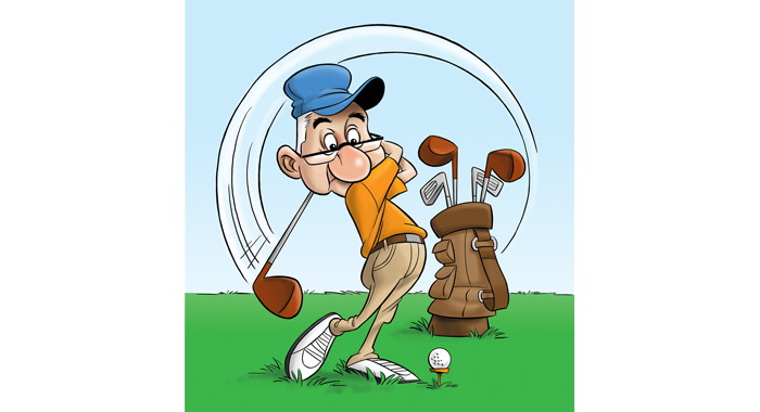 clipart man playing golf - photo #47