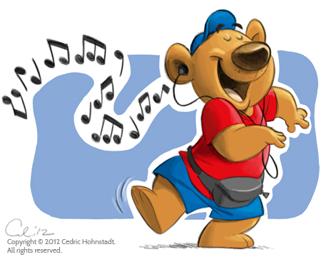 dancing bear sketch