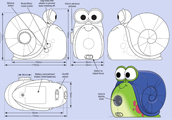 Snail Projector Toy